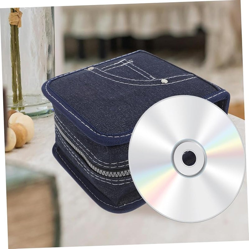 60 Pieces CD Storage Box Binder Case Holder High Capacity For Office Photo Compact - Image 4
